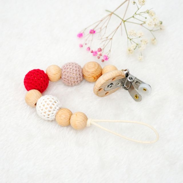 Crocheted Pacifier Chain