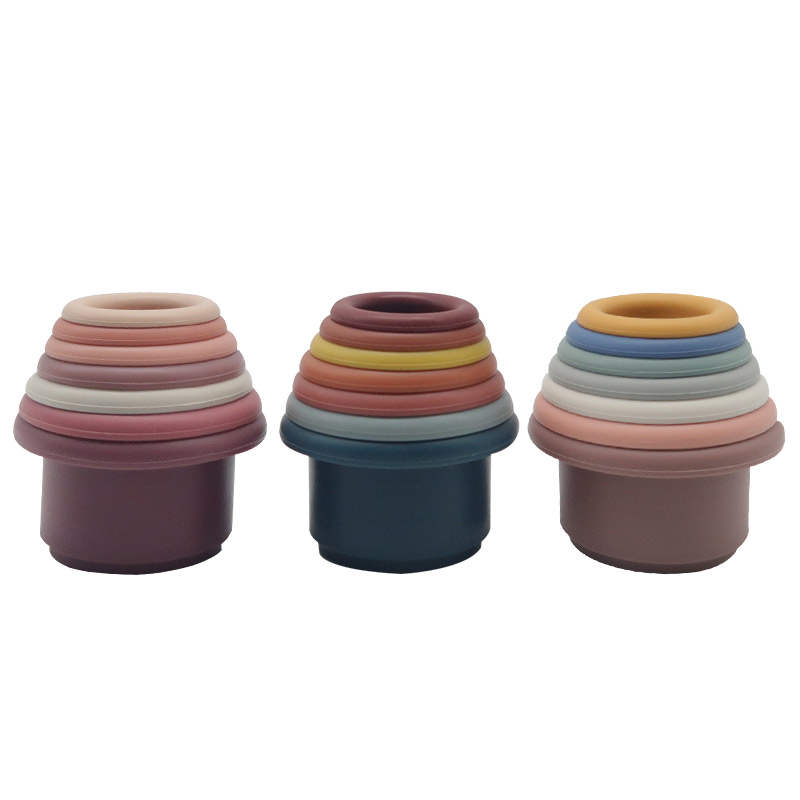 Silicone Stacking Cups