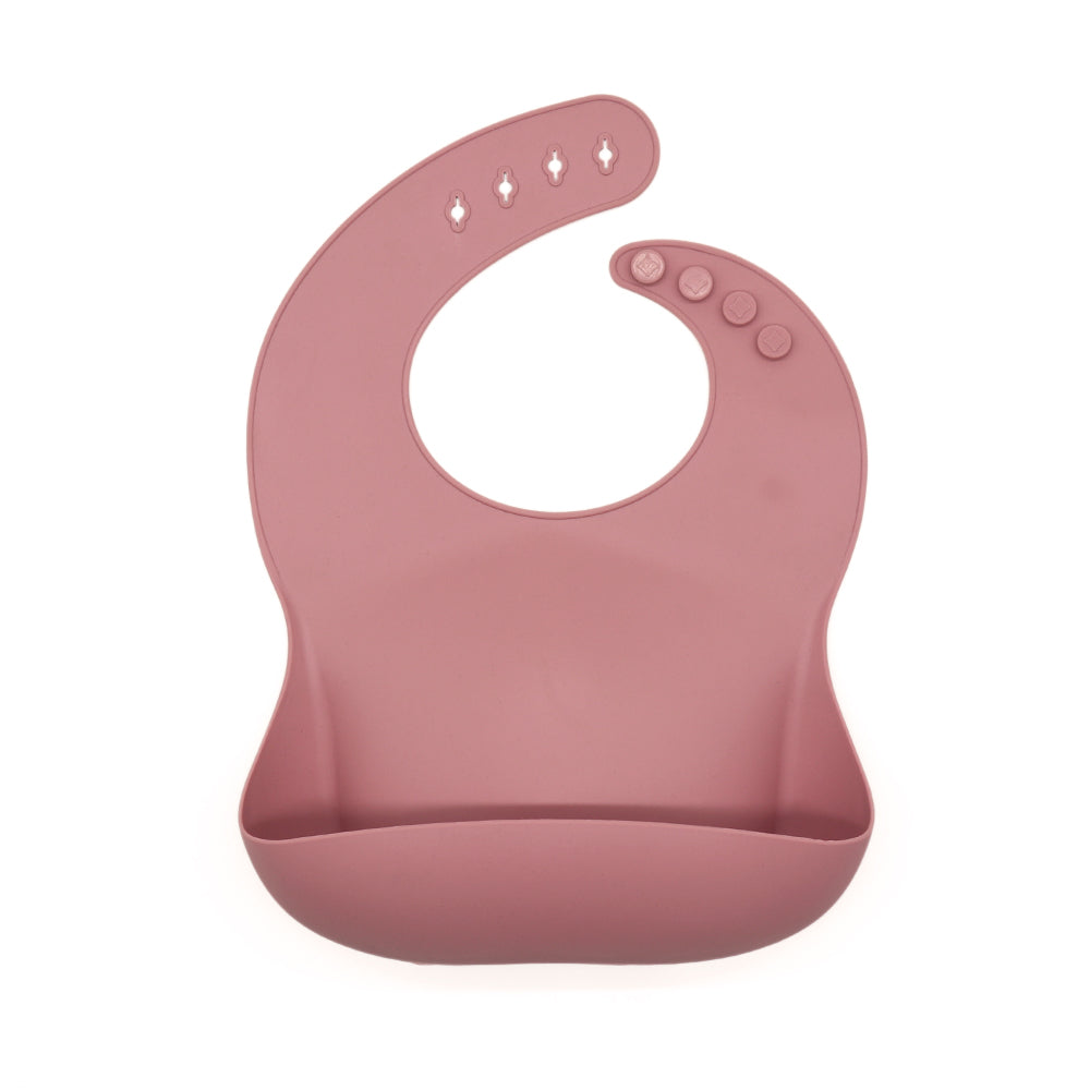 Baby Bib - Dark Pink